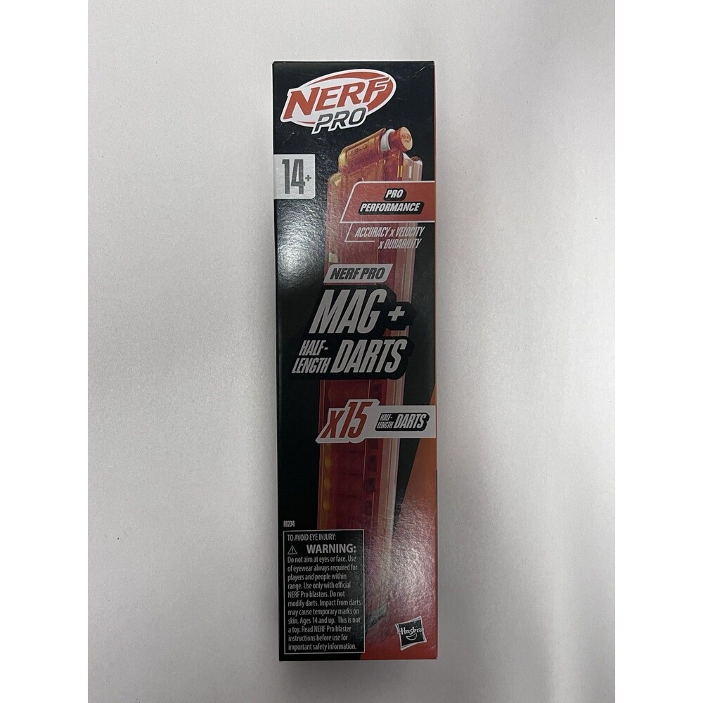 Nerf Pro Mag with 15 Half-Length Darts Magazine plus Refills for Torrent‎ Sender